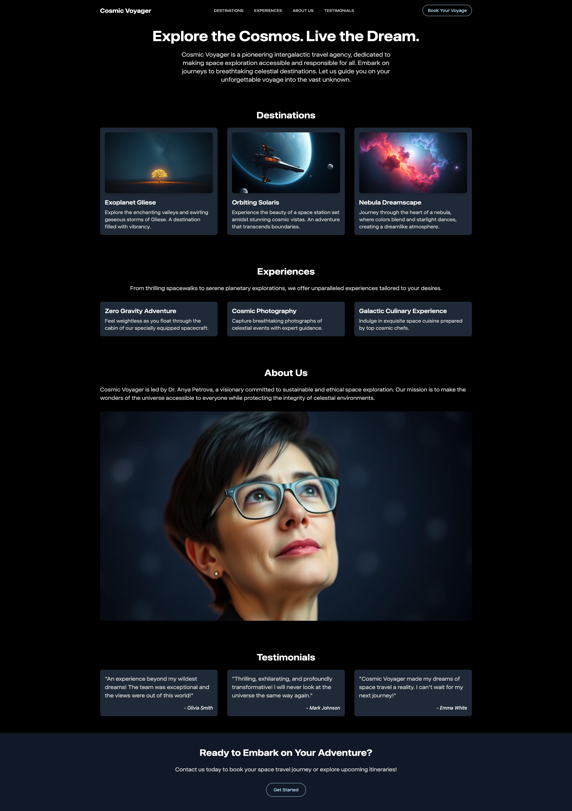 Cosmic Voyager: Your Journey Begins Here