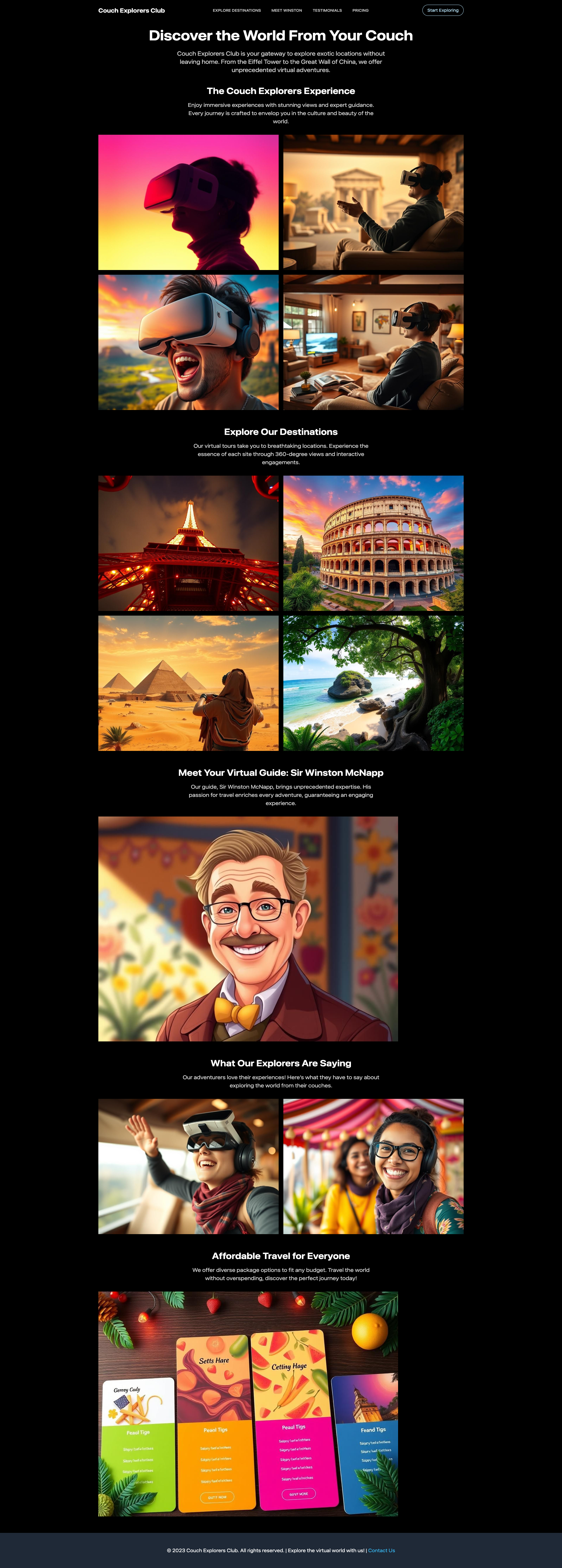 Couch Explorers Club: Explore the World Without Leaving Your Couch