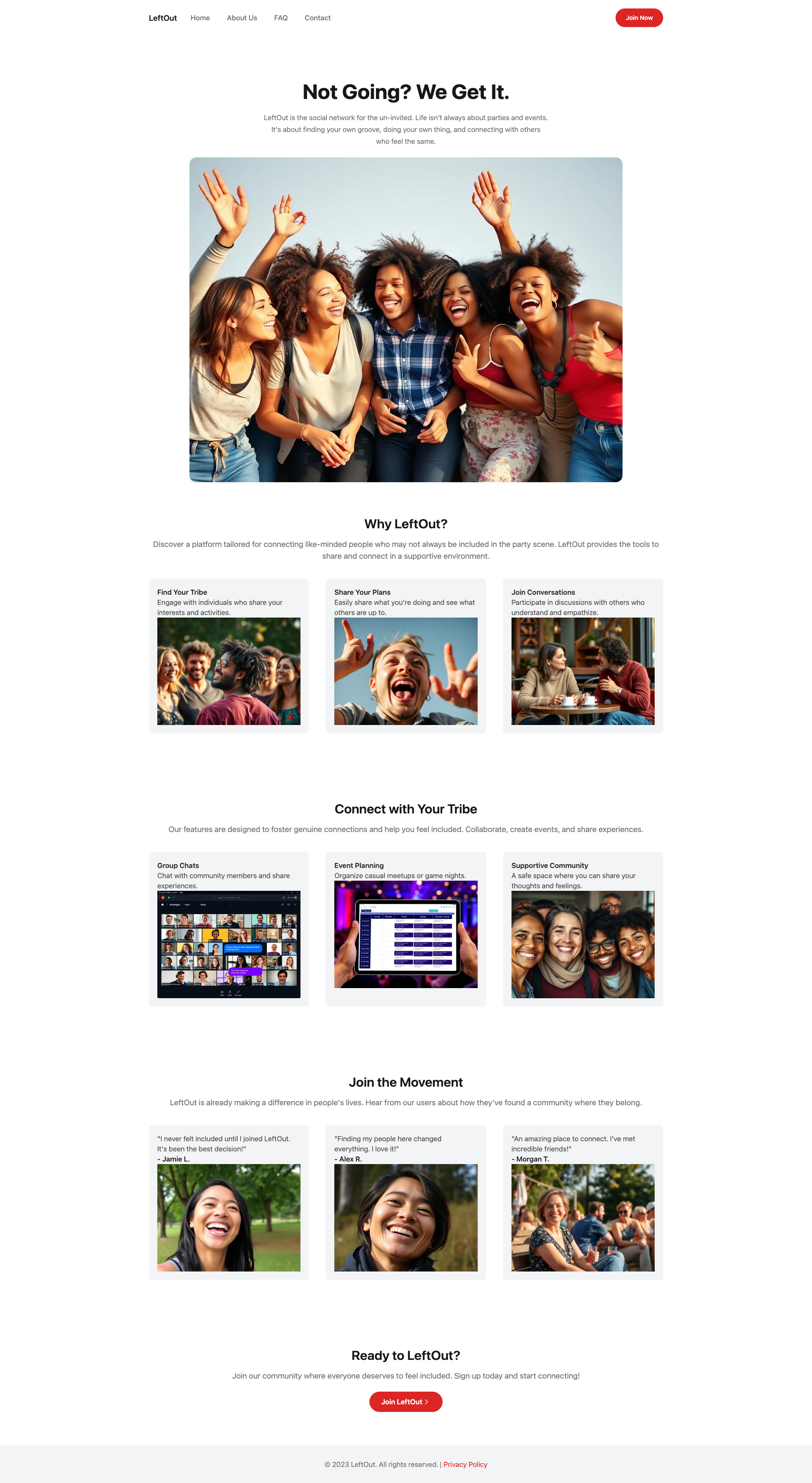 LeftOut: Where the Uninvited Belong