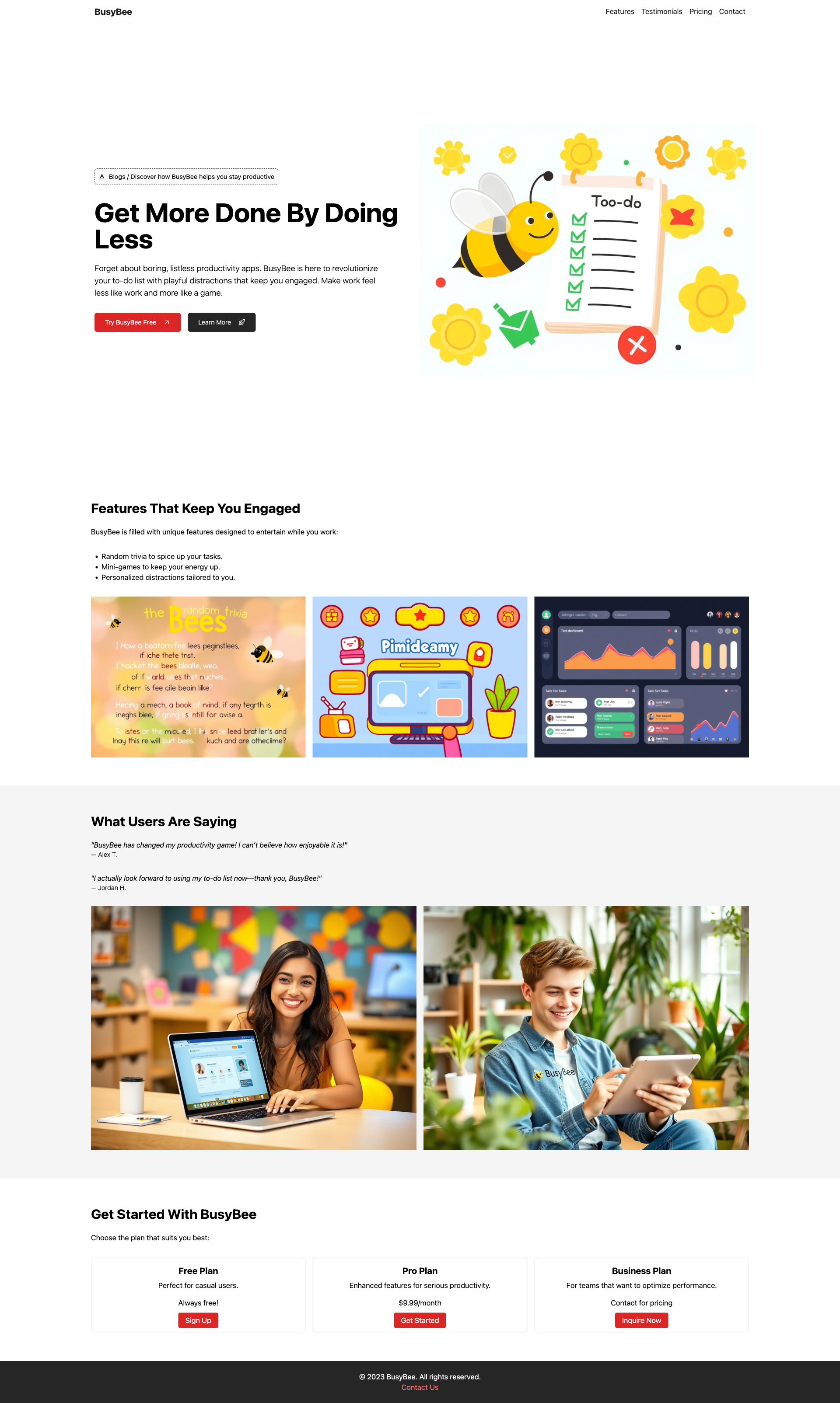 BusyBee: The To-Do List That Will Make You Forget You're Working