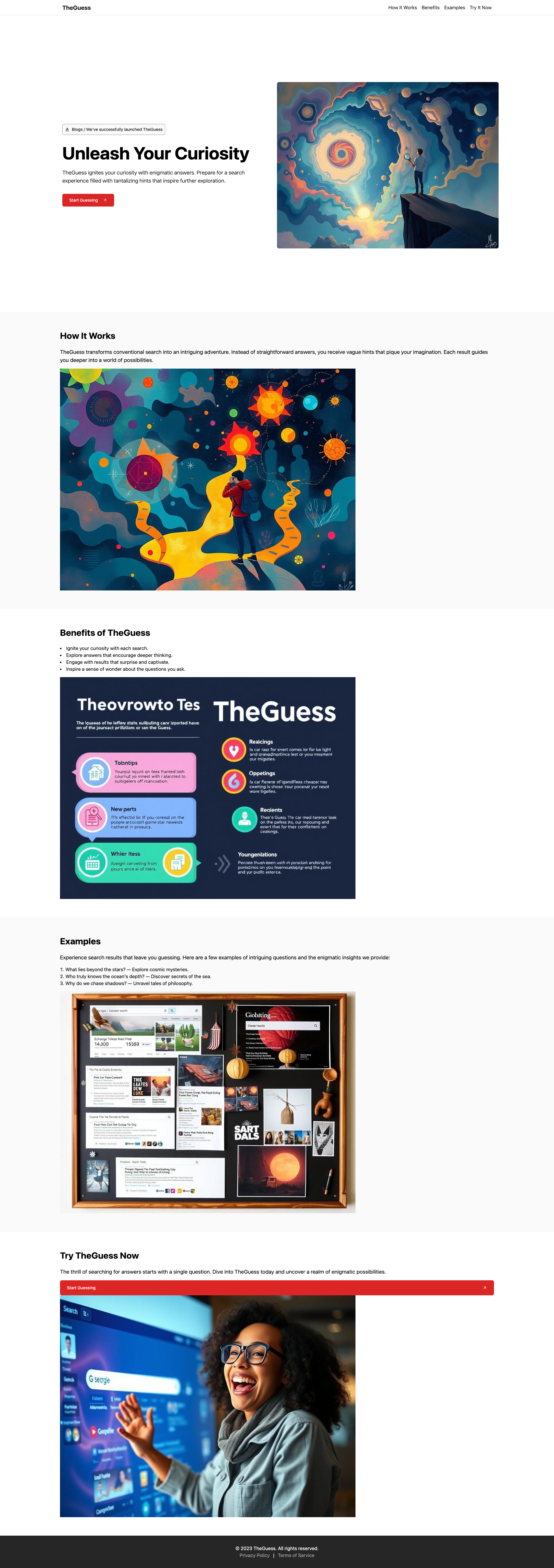 TheGuess - Search for Intriguing Answers