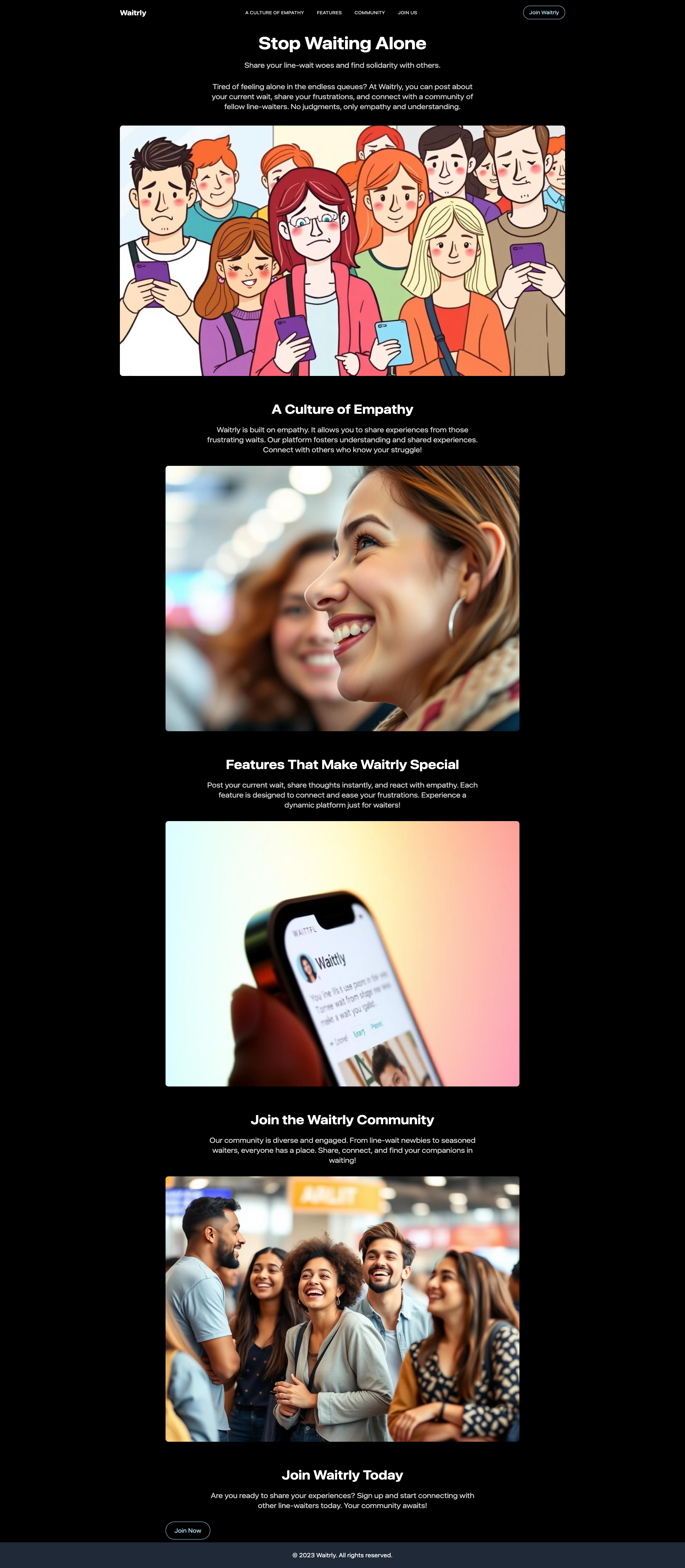 Waitrly: The Social Network for Line-Waiters