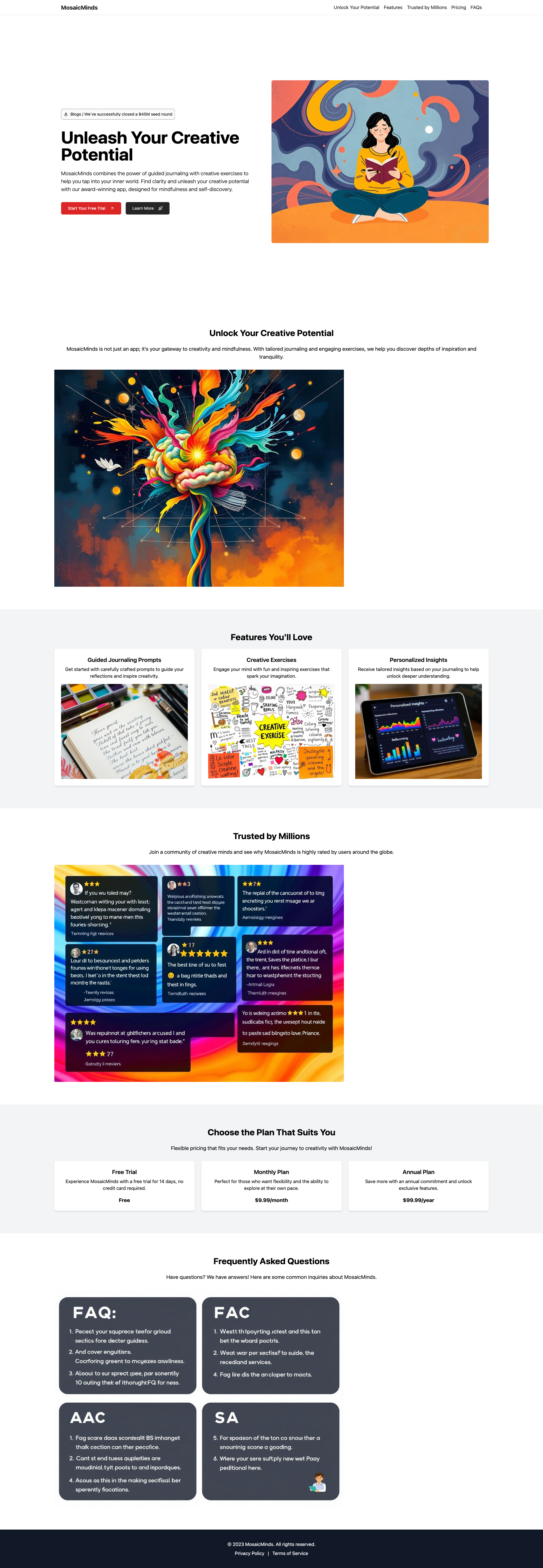 MosaicMinds - Unleash Your Creativity & Find Inner Peace