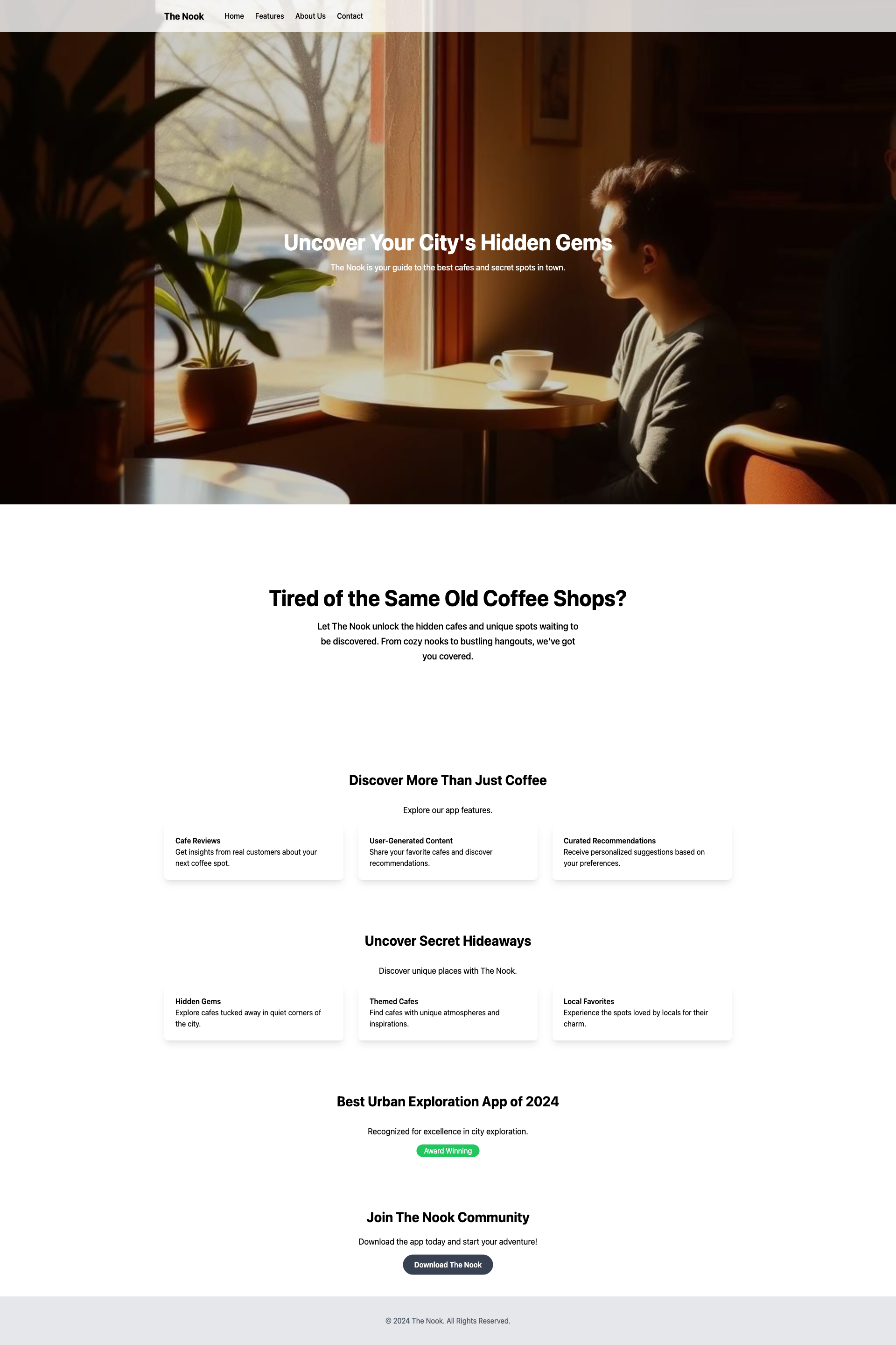 The Nook - Find Cozy Cafes & Secret Hideaways