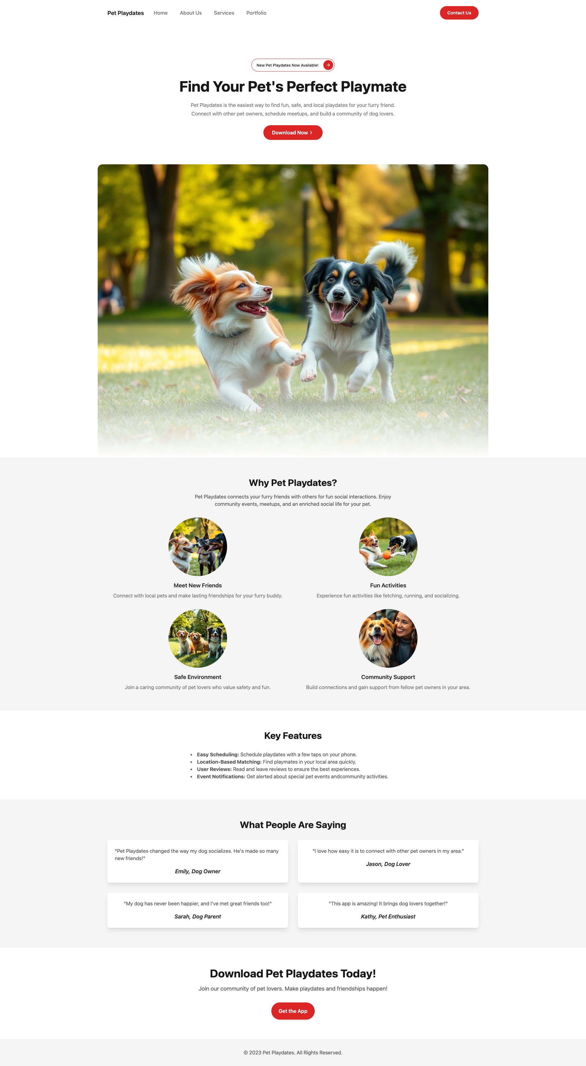 Pet Playdates - The Best App for Dog Playdates and More!
