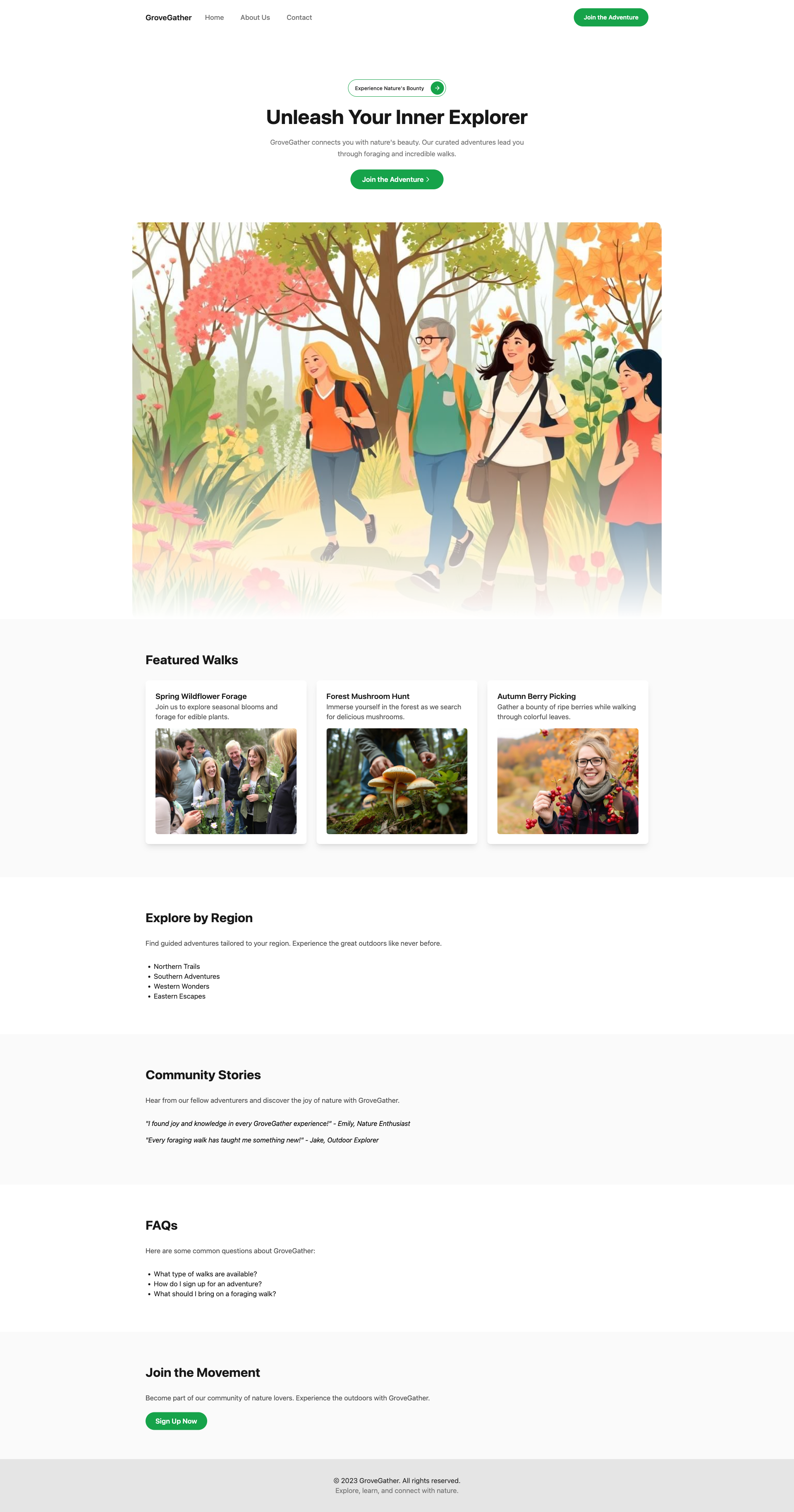 GroveGather: Discover Nature's Bounty & Embark on Unforgettable Adventures