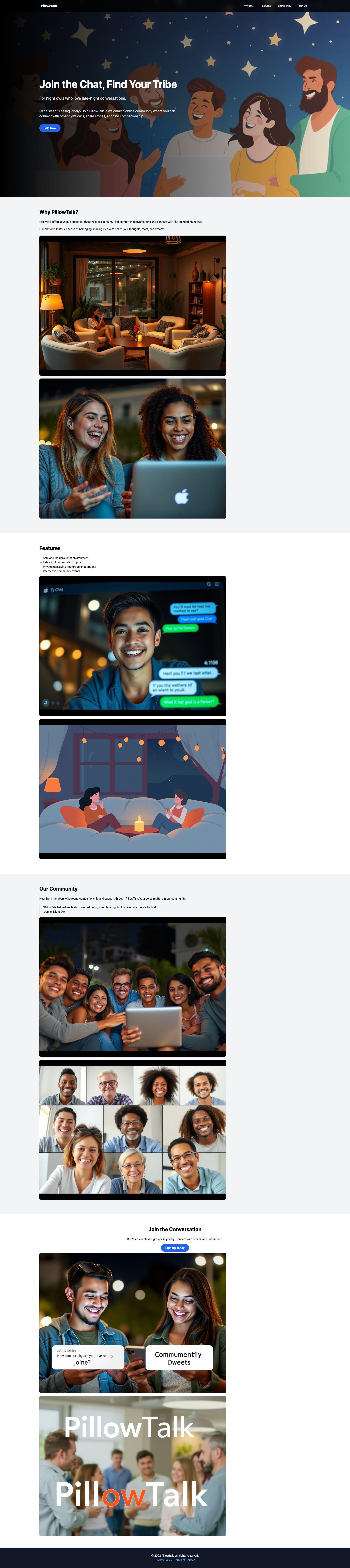 PillowTalk - Find Your Nighttime Companions