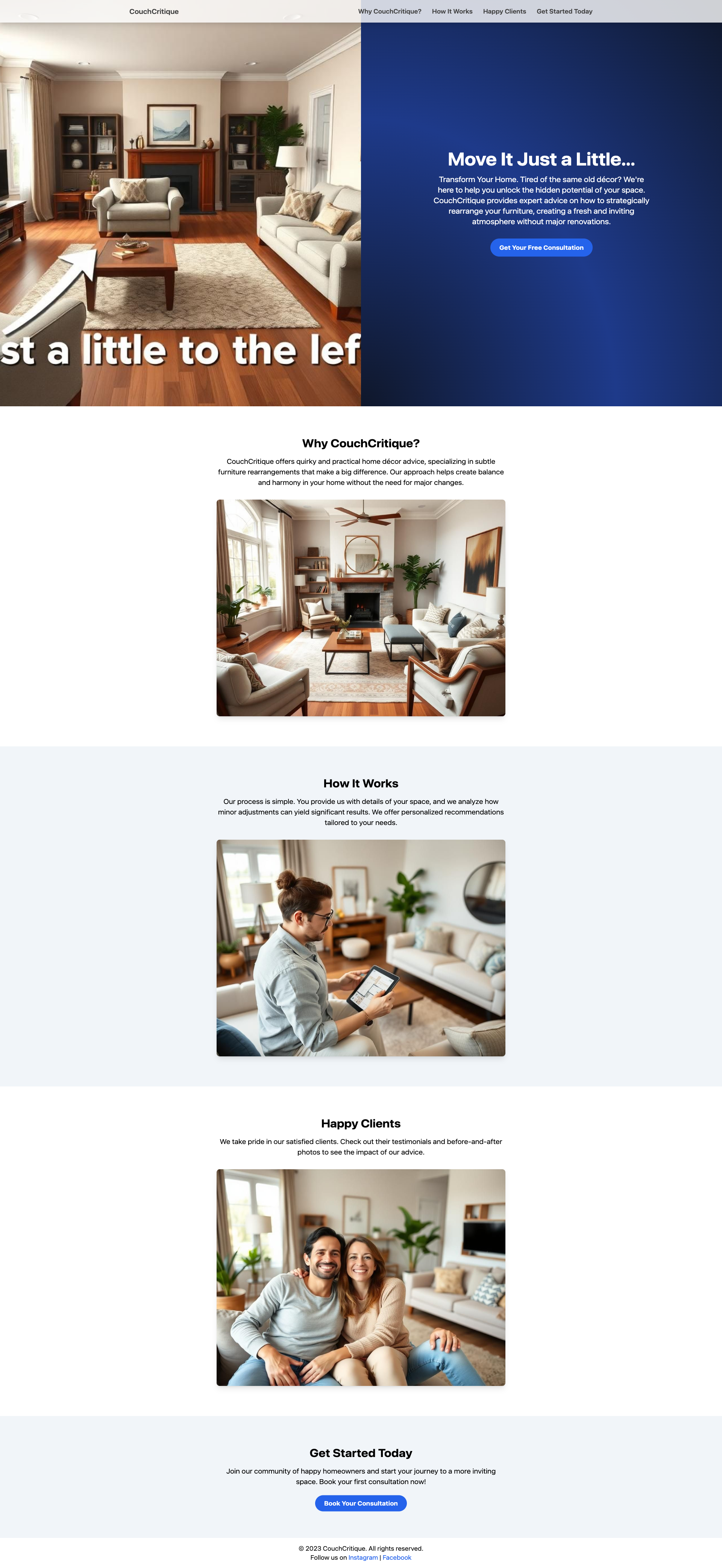 CouchCritique - Home Décor Advice That Moves Your Furniture 'Just a Little to the Left'