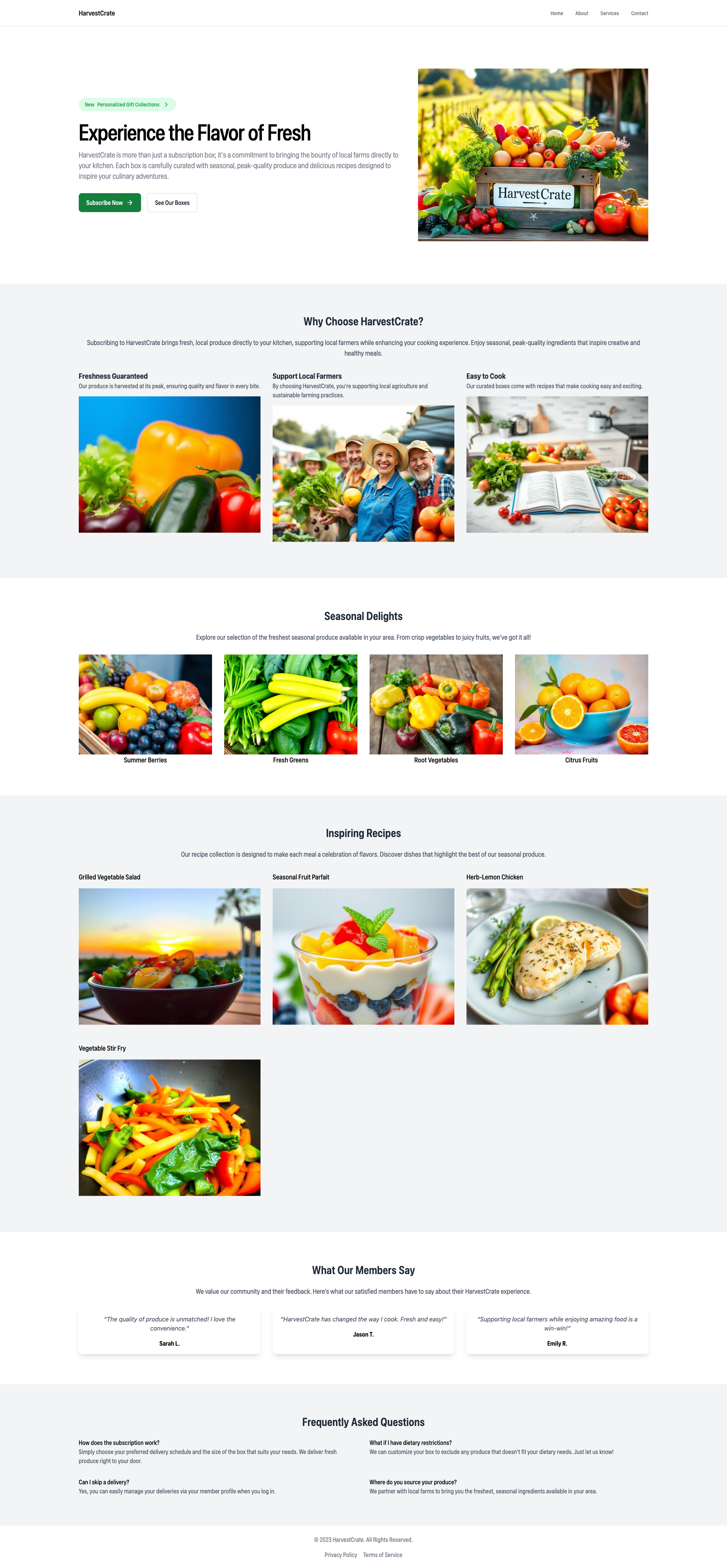 HarvestCrate - Taste the Difference of Local, Fresh Produce